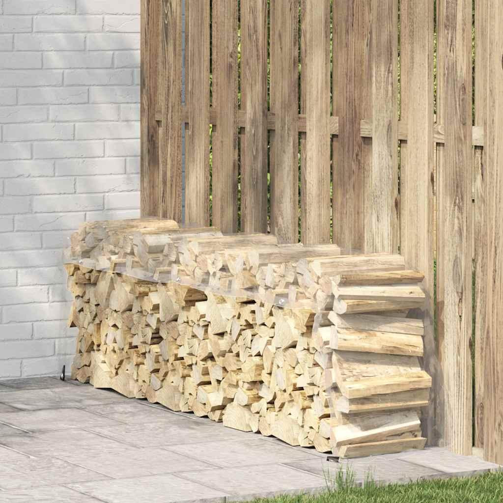 vidaXL Transparante plastic folie met oogjes, PVC, 1 x 5 meter