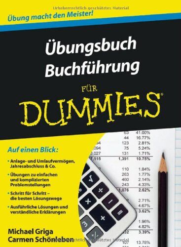 Michael Griga - Übungsbuch Buchführung für Dummies (Fur Dummies) - Preis vom 09.10.2026 07:28:09 h