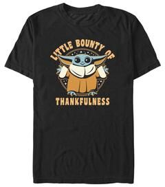 Men's Big & Tall Thankfulness Bounty Tee by Star Wars in Black (Size XLT)
