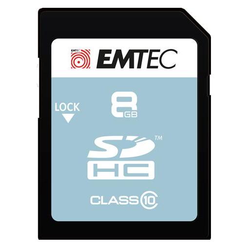 Emtec Classic Flash-Speicherkarte (SD-Adapter inbegriffen) (8 GB, microSDHC, UHS-I) (ECMSDM8GHC10CG)
