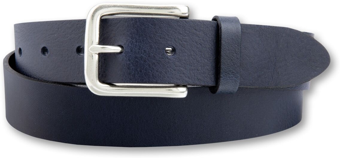 Ledergürtel BERND GÖTZ "Ledergürtel für markante, männliche Mode", Herren, Gr. 80, blau, Rindsleder, Gürtel Ledergürtel