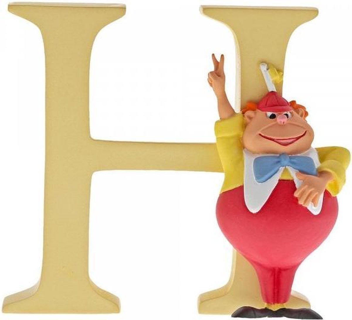 Disney Alfabet Letter H Tweedle Dee uit Alice in Wonderland uit de Enchanting collectie