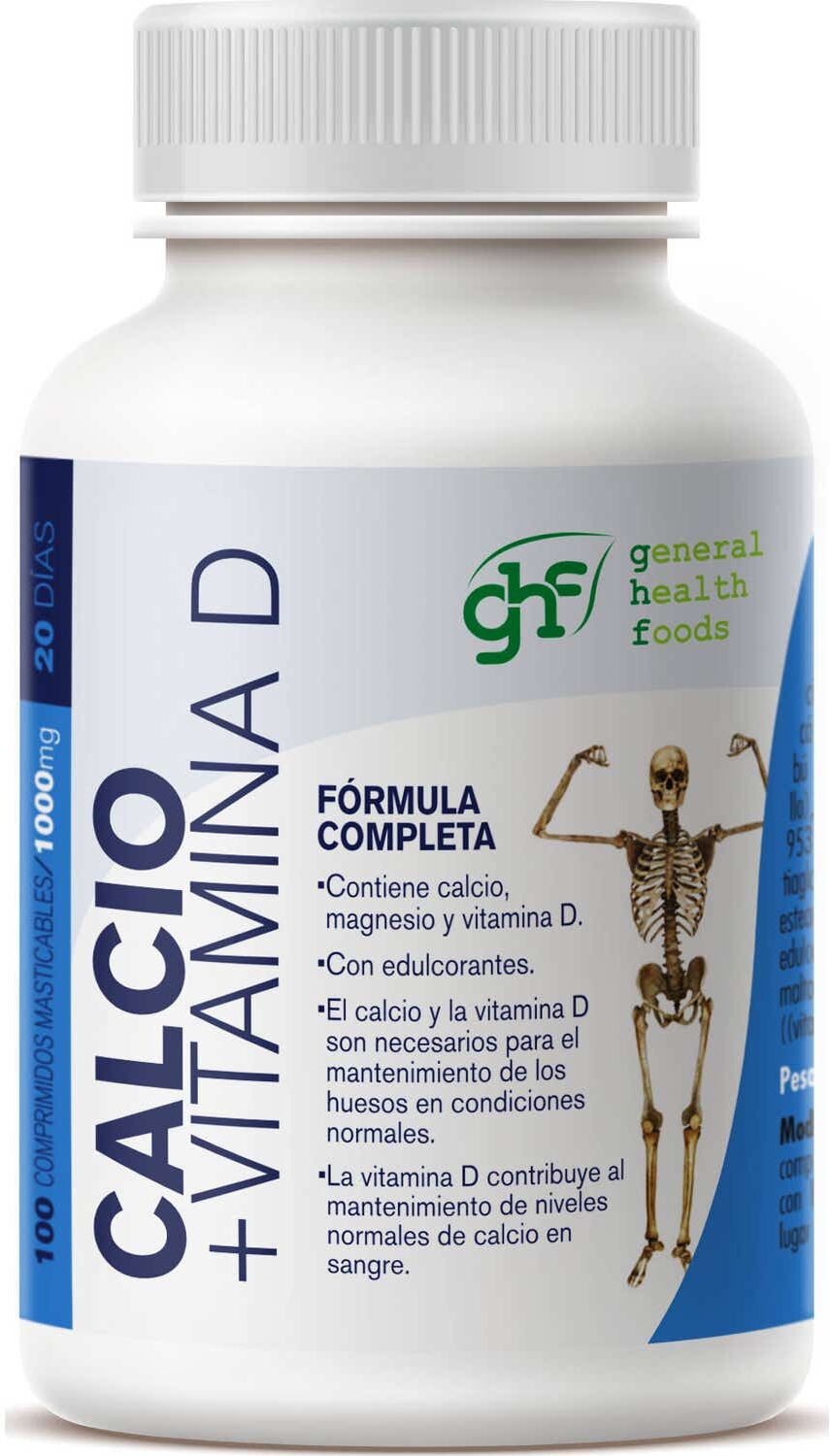 GHF Calcio+ Vitamina D-3 1 g 100 comp