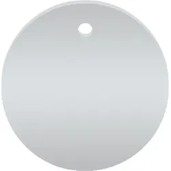 Werkzeugmarken ohne Gravur, Alu, eloxiert, Silber, Ø 20 mm, 25 Stück/VE