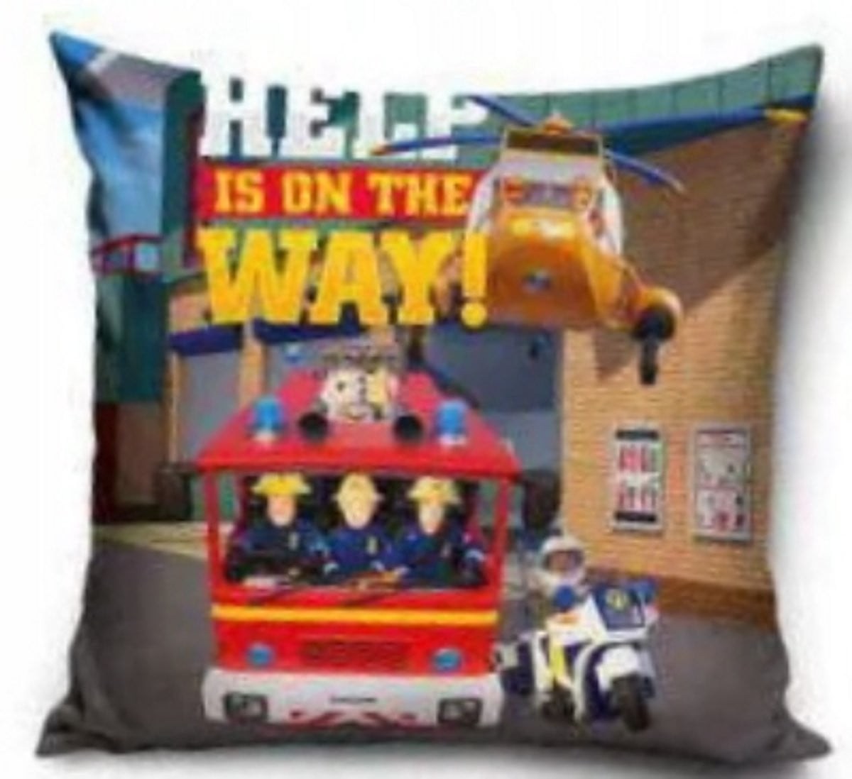 Fireman Sam Way kussenhoes 40 x 40 cm