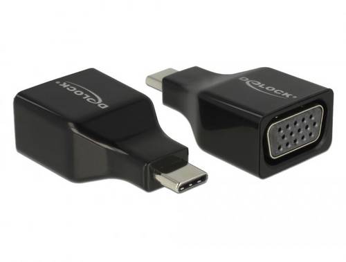 Delock USB 2.0 Adapter [1x USB-C Stecker - 1x VGA-Buchse] 63933