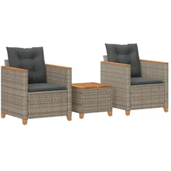 vidaXL, Gartenlounge, Sarenita (Holz-Armlehne)