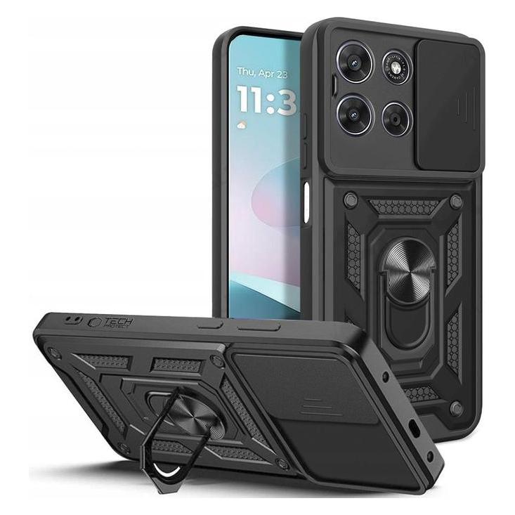 Tech-Protect Camshield Pro Motorola Moto G67 / G77 Schwarz (Motorola Moto G67, Motorola Moto G77) (5906302323265)