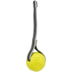 3x Trixie Sporting Ball am Gurt TPR ø 6cm (Ballspielzeug Hund, Beschäftigungsspielzeug Hund), Hundespielzeug
