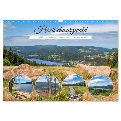 Hochschwarzwald - Traumhafte Landschaften im Schwarzwald (Wandkalender 2027 DIN A3 quer), CALVENDO Monatskalender