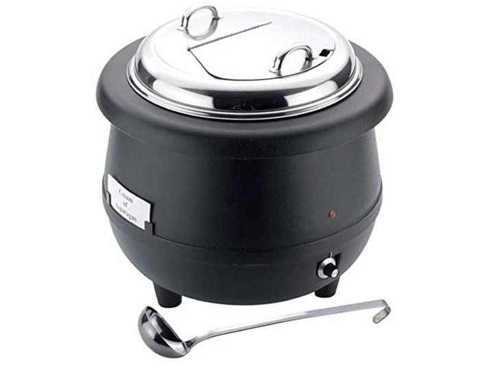 Contacto Edelstahl Suppenstation 10 l, elektrisch mit Schöpfkelle