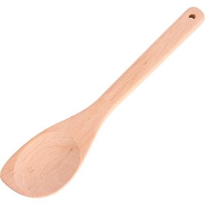 Gut&Günstig Kochlöffel Holz, 30cm Spitzlöffel, natur