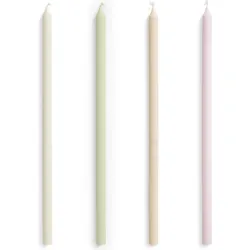 Slim Kerzen pastell, 4 St.