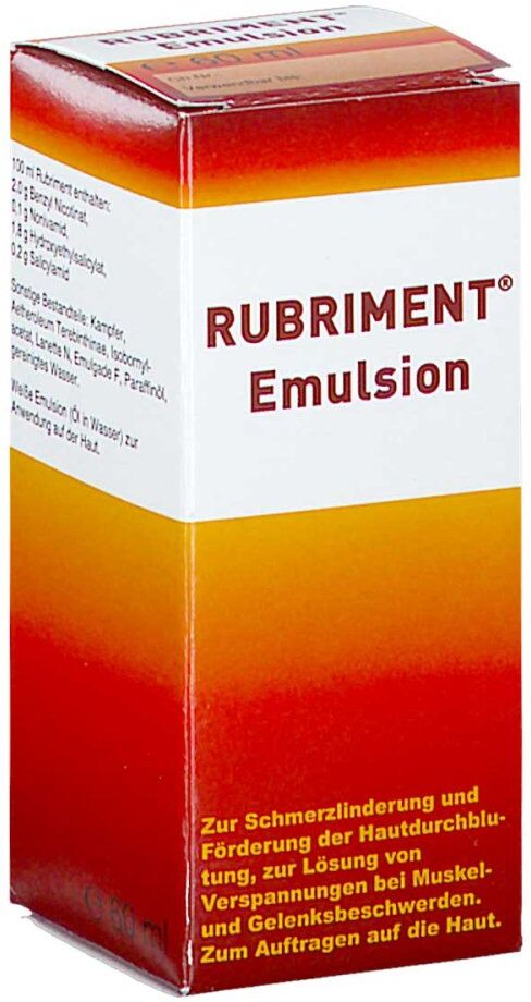 RUBRIMENT Emulsion zur Schmerzlinderung 60ml