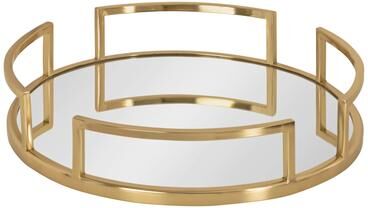 Kate and Laurel Gohana Decorative Metal Tray