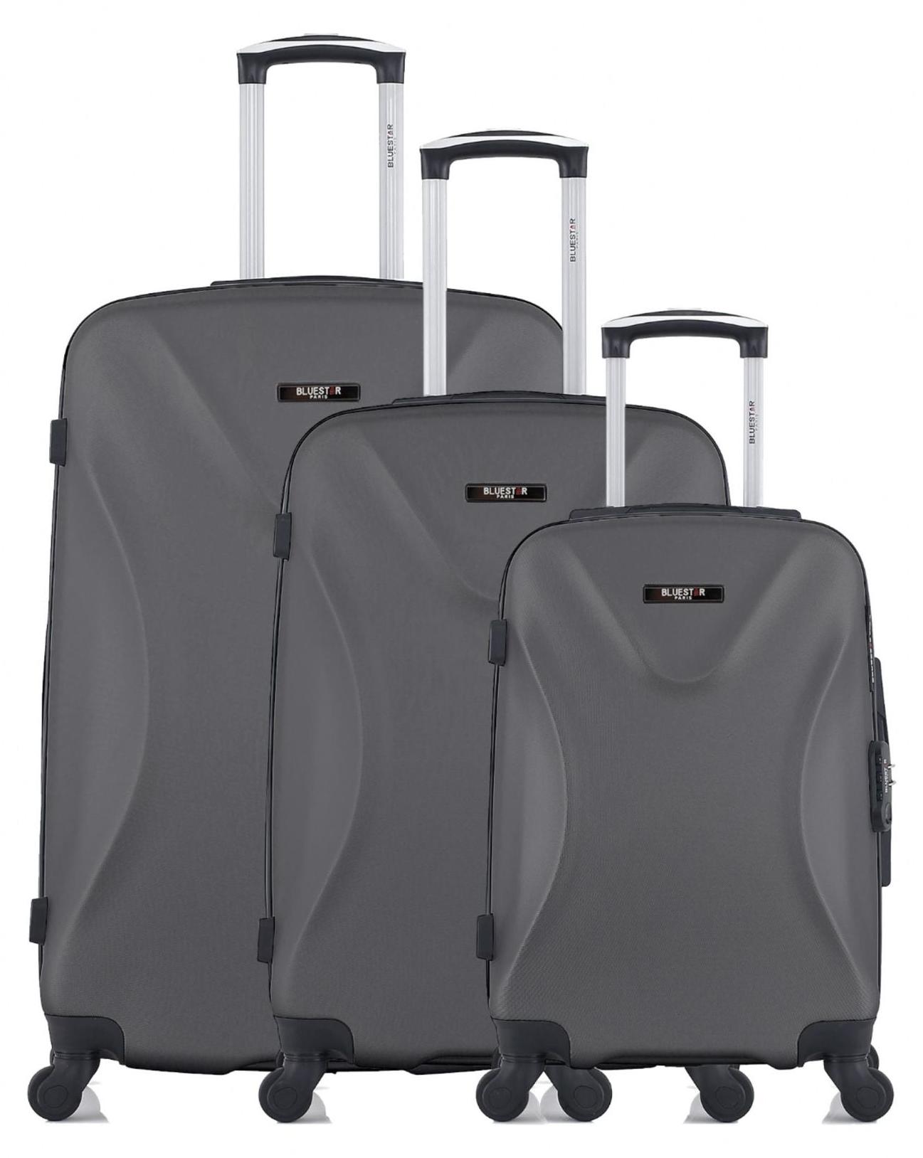 BLUESTAR - 3er-Set GARIBALDI-Koffer, 75 cm, 4 Rollen