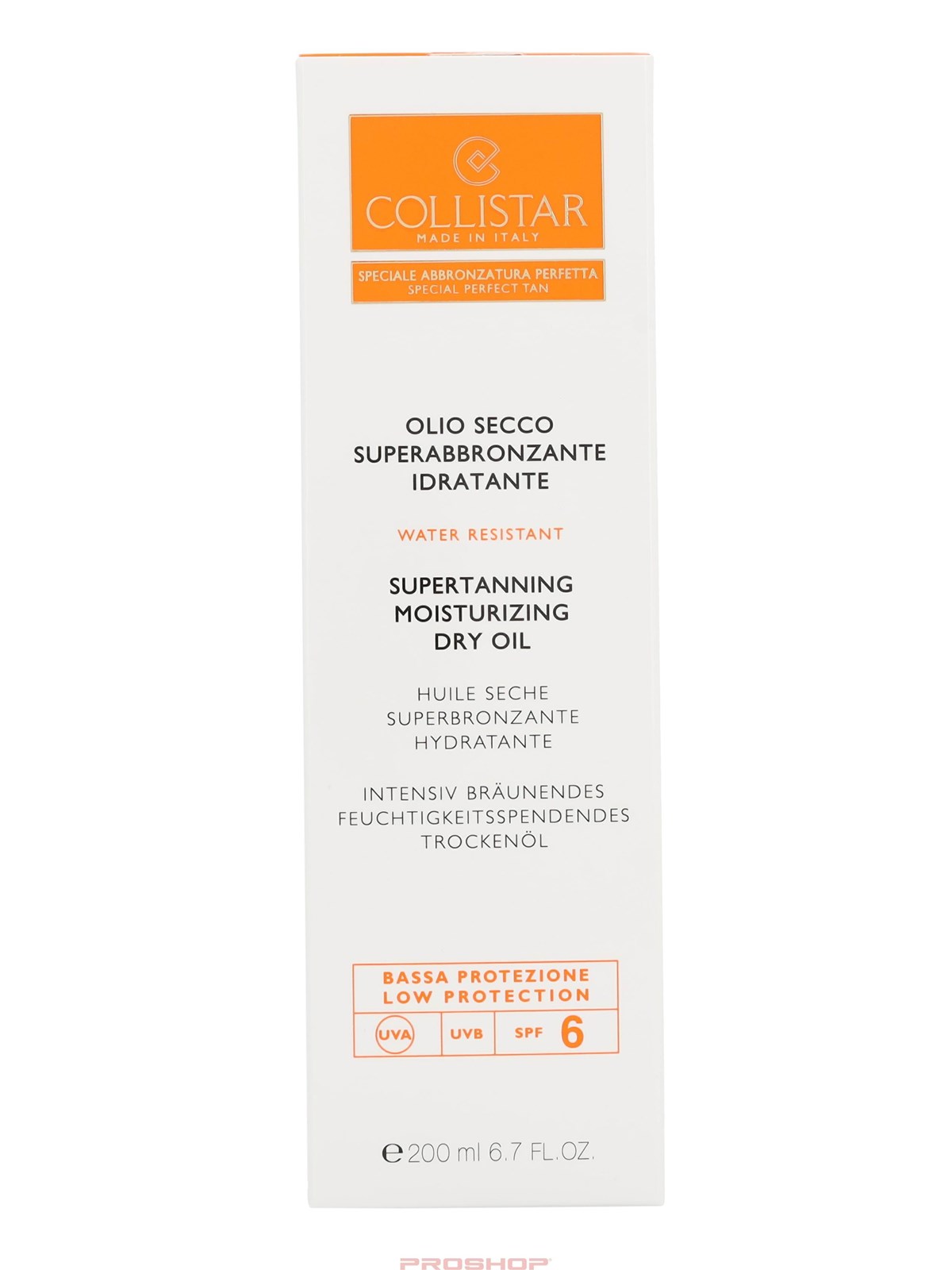 Collistar Supertanning Moisturizing Dry Oil SPF6