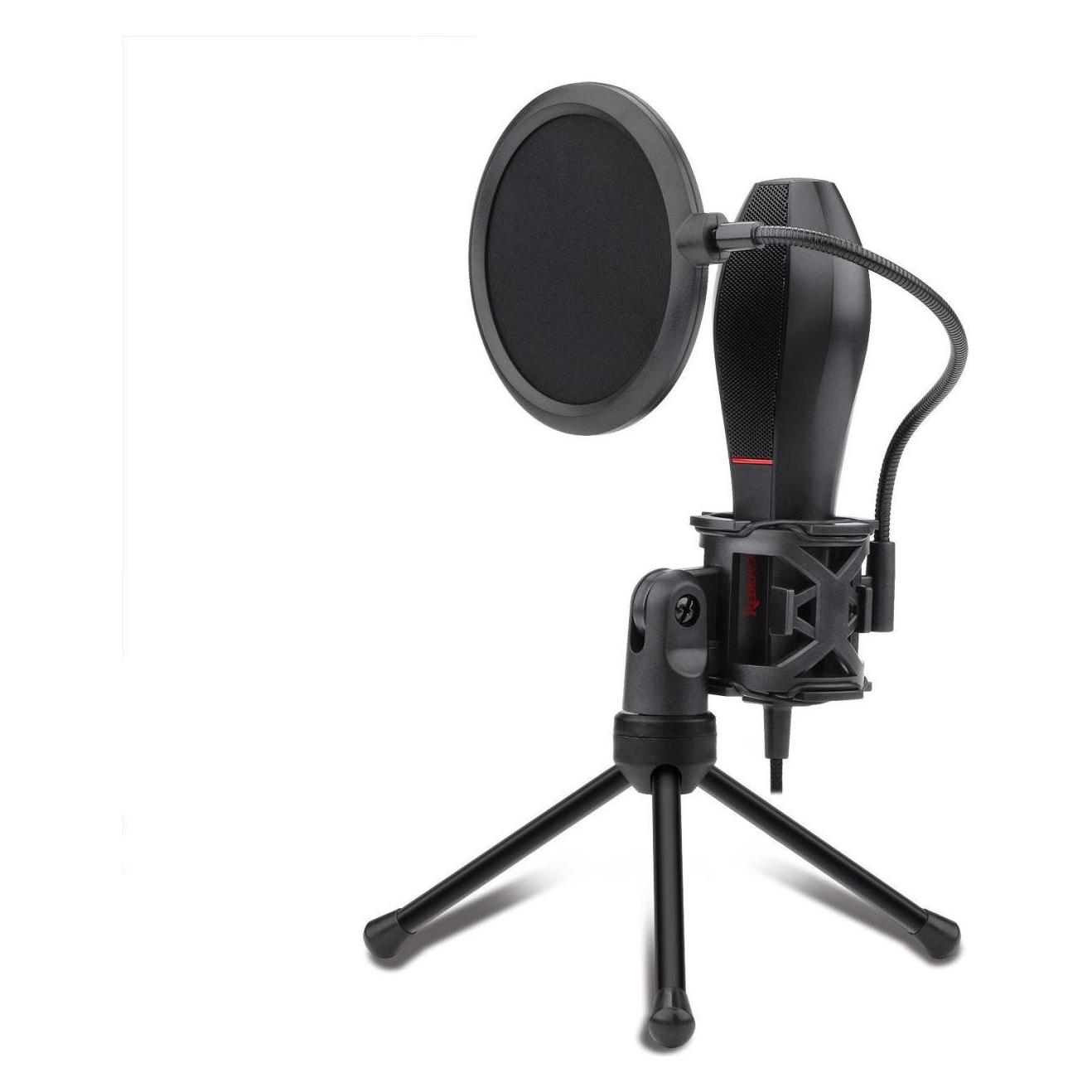Redragon Quasar black microphone with stand (62439355)