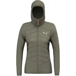 Salewa, Damen, Skijacke, Ortles Hybrid TirolWool Responsive Jacke (38, M), Grün, M, 38