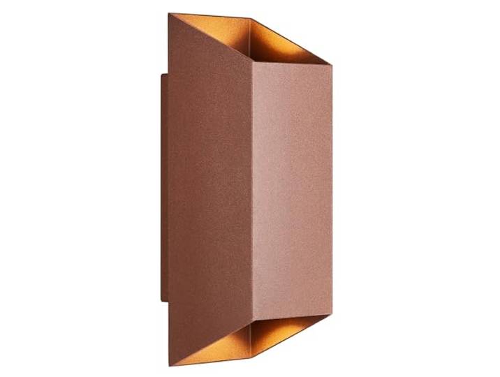 Nordlux Applique murale extérieur carré\, Nico 22 en aluminium rouille\, IP54