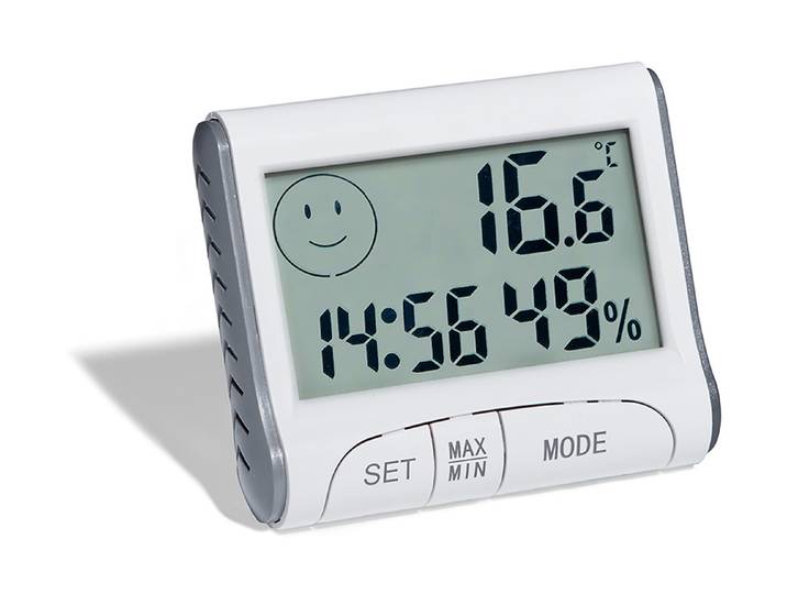 Thermo/Hygrometer mit Uhr