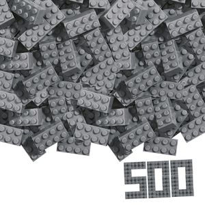 Simba-Blox 104114549 graue Bausteine, ab 4 Jahre, 500 Teile