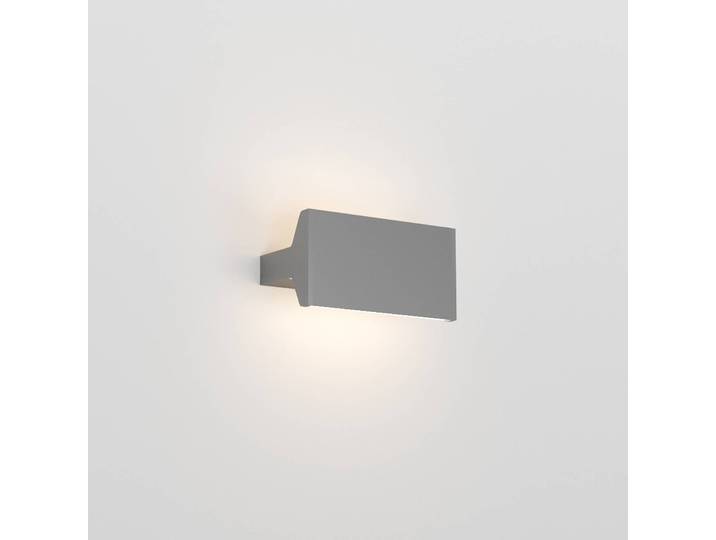 Rotaliana Designer Wandleuchte Ipe W1, dimmbar, alu / grau / zink, für Wohn- / Esszimmer, Aluminium, Design, Wandlampe