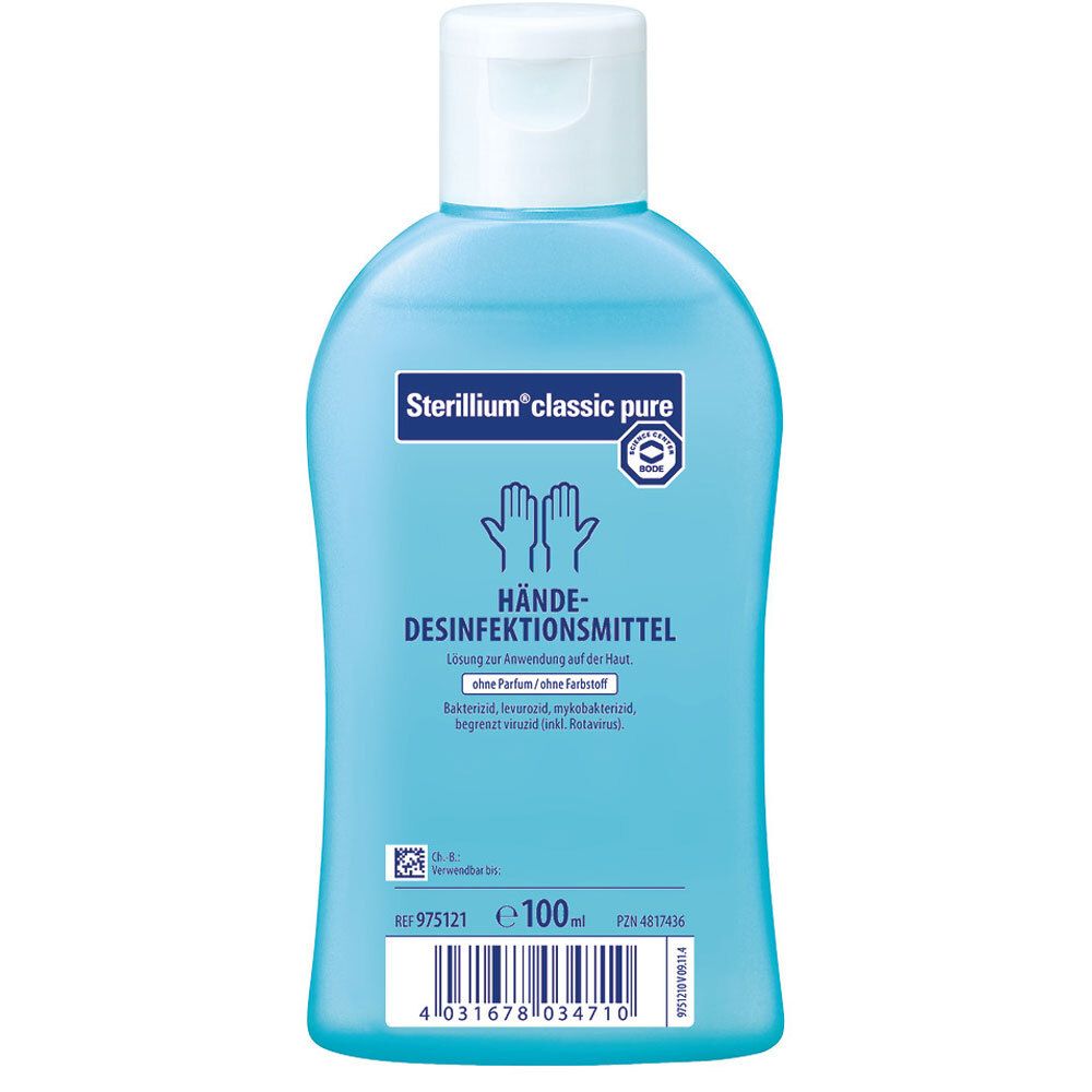 Sterillium Classic Pure Händedesinfektion Lsg. 100 ml Lösung