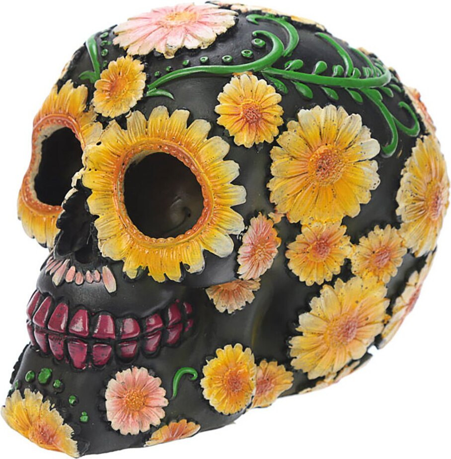 Puckator Verzamelfiguur Schedel met Margarita Dag van de Doden 11 cm