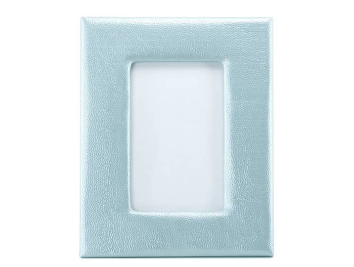 Bilderrahmen Bina MDF-Platte,PVC,Kunstleder,Vlies Blau/Blau 19 x 24cm