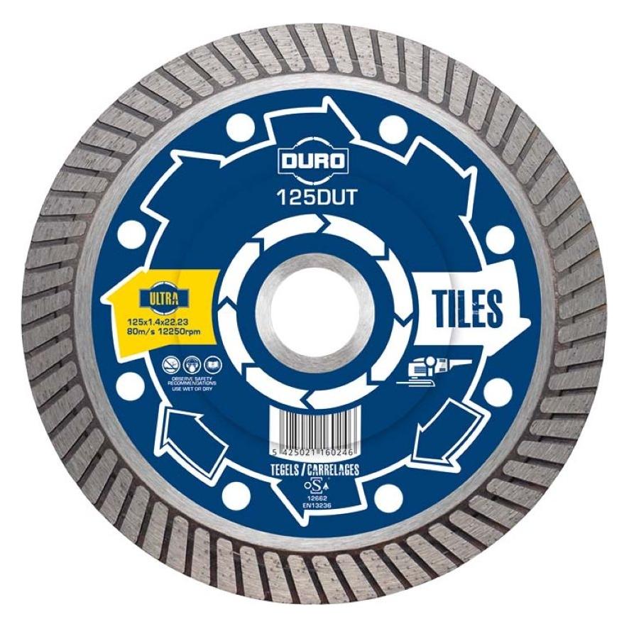 Duro 10701 Diamantsäge: DUT 125x1,4x22,2 (58721376)