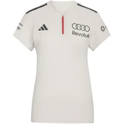 adidas Audi Formel 1 Team Mechaniker & Marketing Poloshirt Damen KE9101 - chalk pearl/iron met. L