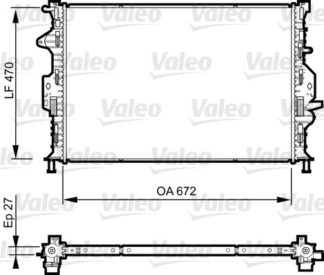 Valeo Kühler, Motorkühlung 735374 Für Ford Volvo (Changan) Asia & Oceania Land Rover