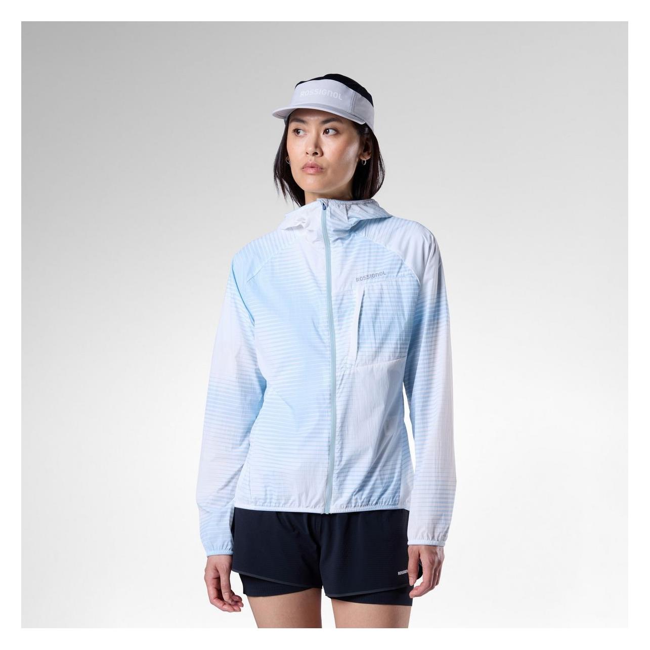 Rossignol Windjacke Damen Sidelhorn PKB JKT - aura blue line fogg (XL) (71805382)
