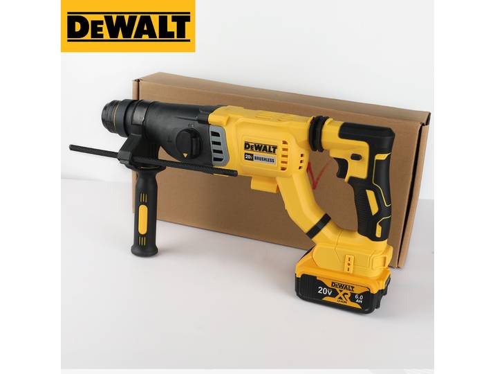DEWALT – marteau sans fil sans balais, poignée SDS en D, marteau électrique rotatif, perceuse murale en béton, outils électriques DCH263