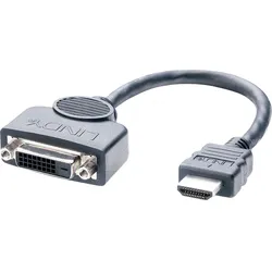 LINDY 41227 - HDMI Adapter, HDMI Stecker auf DVI-D Buchse