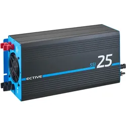 ECTIVE SSI 25 4in1 Sinus-Inverter 2500W/24V Sinus-Wechselrichter mit MPPT-Solarladeregler Ladegerät und NVS
