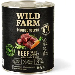 WILD FARM Monoprotein Beef 800 g hypoallergenes Hundefutter