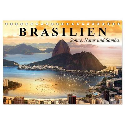 Brasilien. Sonne, Natur und Samba (Tischkalender 2027 DIN A5 quer), CALVENDO Monatskalender