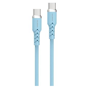 Powerton LEISTUNG 60 W, 1 m, Silikon, blau (1 m, USB 2.0, 60 W) (WP60WC)