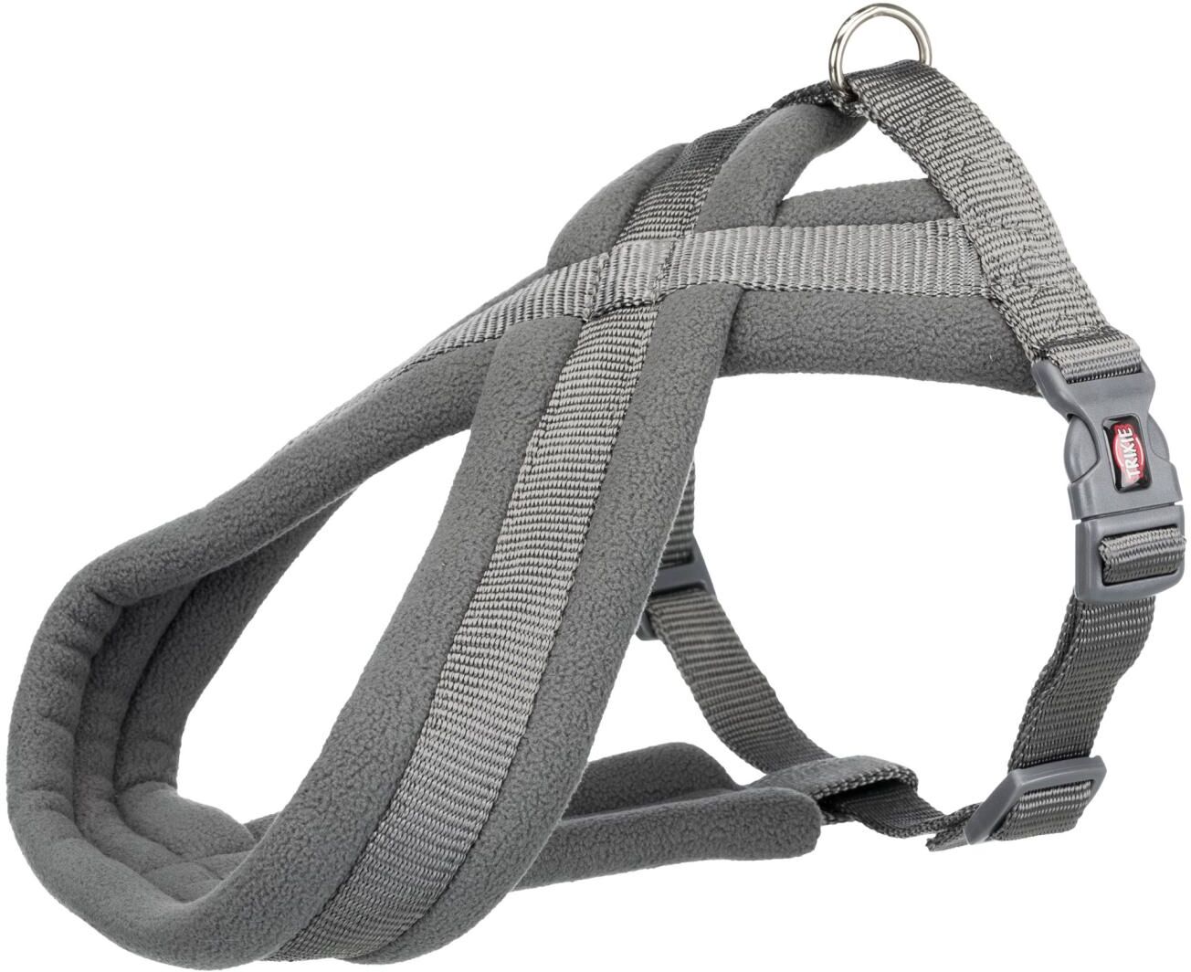 TRIXIE Premium Touren-Geschirr, L–XL: 70–110 cm / 25 mm, grafit