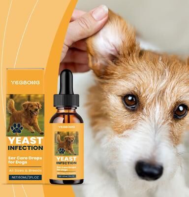 Happy Pet Pantry Dog Ear Infection Treatment Drops Gentle Dog Ear Cleaner For Itch & Odor Relief Dog Ear Infection Treatment Drops Gentle Dog Ear Cleaner For Itch & Odor Relief
