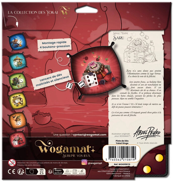 Wogamat Piste de dés Yokaï Singe