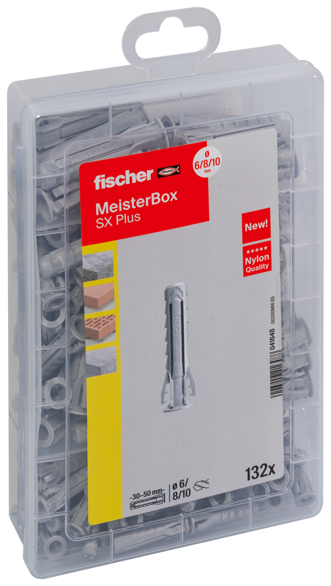 fischer Deutschland Vertriebs GmbH fischer Meister-Box Spreizdübel SX Plus ohne Schraube (132-tlg.) 041648