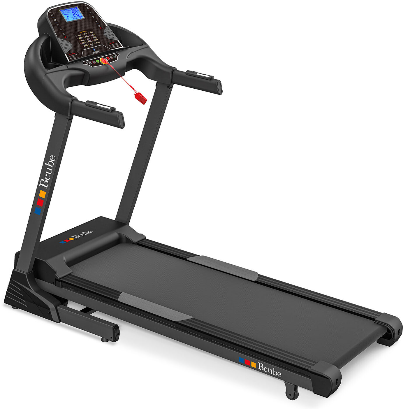 Bcube K48 Tapis Roulant Elettrico 2,5 HP, inclinazione elettrica 15%, Fitness Training App, 21 Programmi