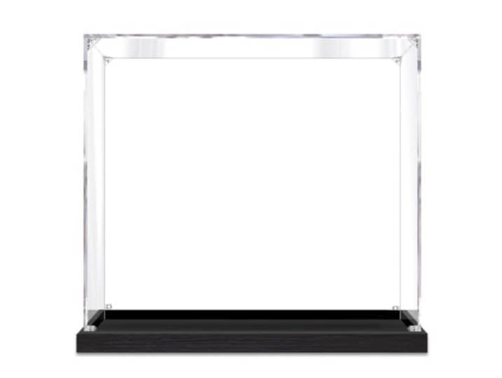 Vitrine mit #4184 Acryl-Vitrine,kompatibel mit #4184 Piratenschiff-Bausteinmodell,staubdichte Display-Box (Modell Nicht im Lieferumfang enthalten)(2MM)