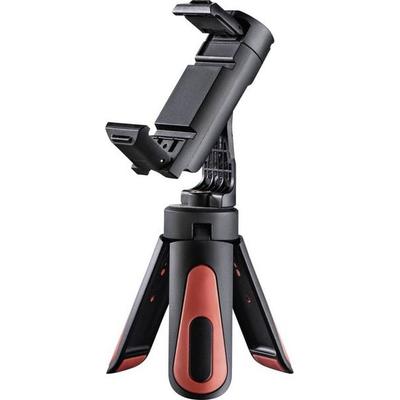 Hama Pocket II Rotation Smartphone-Halter 1/4 Zoll Arbeitshöhe=15cm Schwarz, Rot