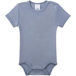 Sanetta Body kurzarm Wolle/Seide, hellblau, 56