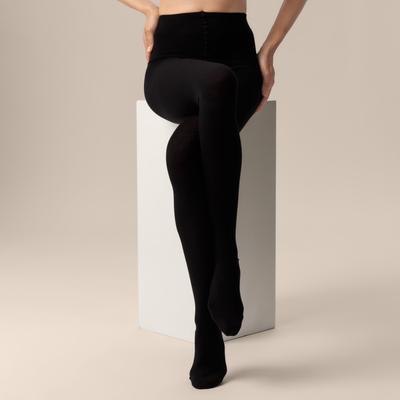 Strickstrumpfhose KUNERT "WARM UP", Damen, Gr. S, schwarz, Obermaterial: 64% Schurwolle, 23% Baumwolle, 9% Polyamid, 2% Elasthan, 2% Polyacryl, Strumpfhosen, Wärmende Strickstrumpfhose