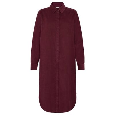 KnowledgeCotton Apparel - Women's Corduroy Mid Len. 26 Wales - Kleid Gr S rot